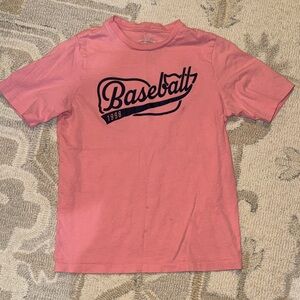 Vineyard Vibes Boy’s Baseball Pink T-Shirt